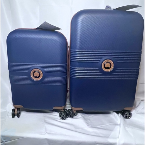 Delsey Bags Nwt Delsey Flanerie Se 2 Piece Luggage Set Navy Blue